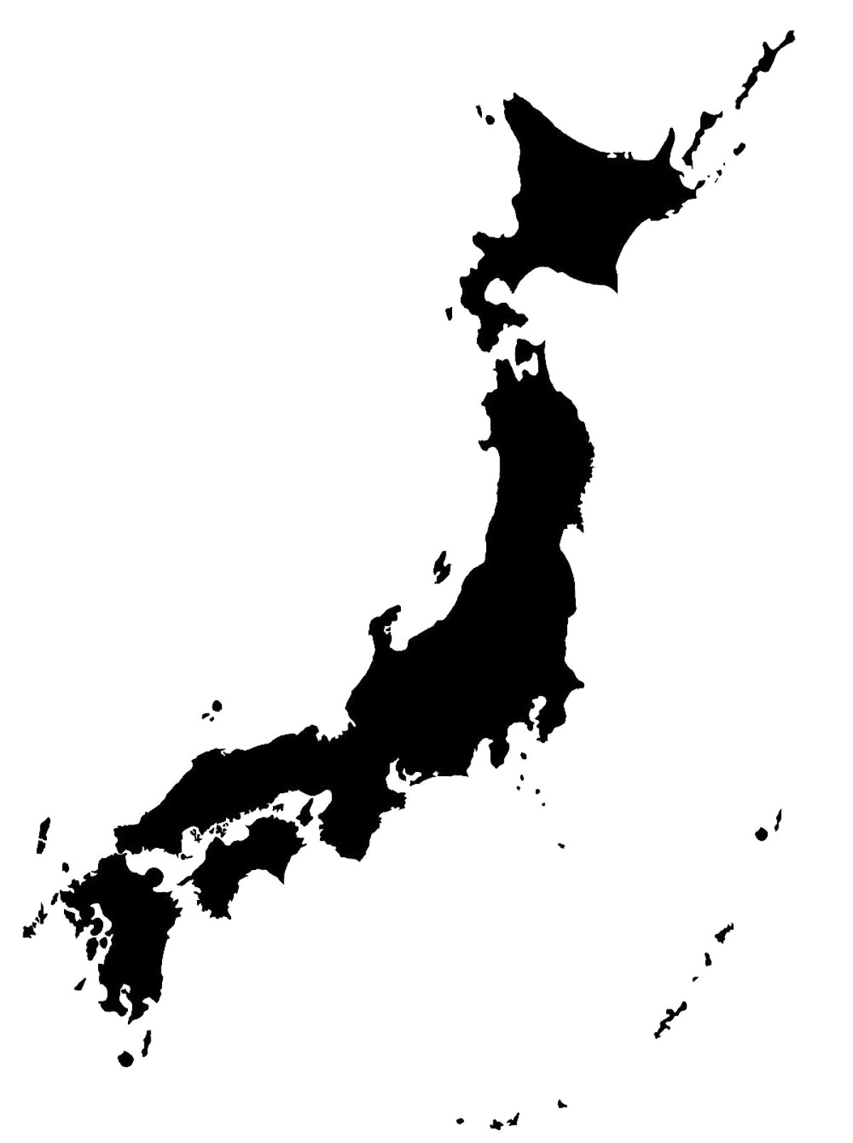 Japan Map Image Free Clipart HD Transparent PNG Image