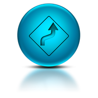 Blue Icons Zigzag Mark Computer Check