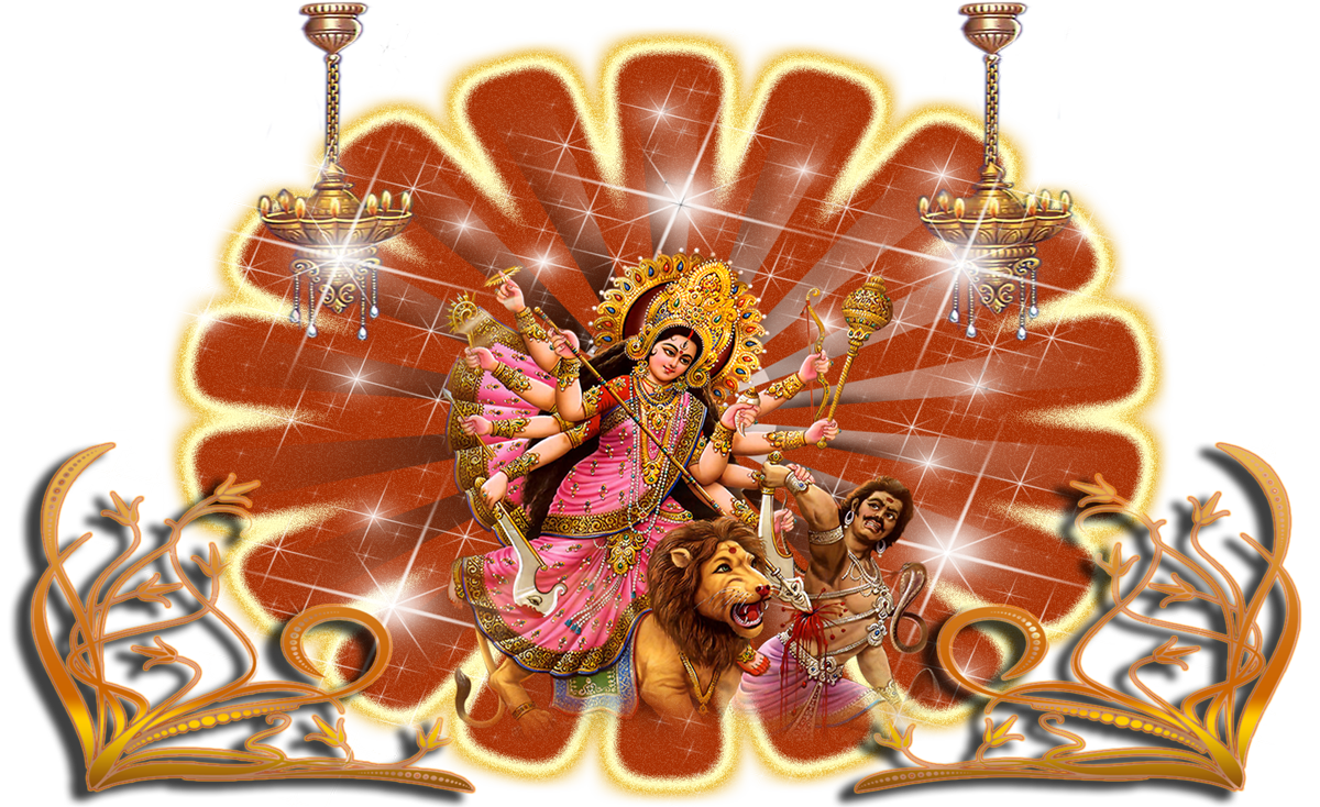 Download Goddess Durga Maa Free Png Image HQ PNG Image | FreePNGImg
