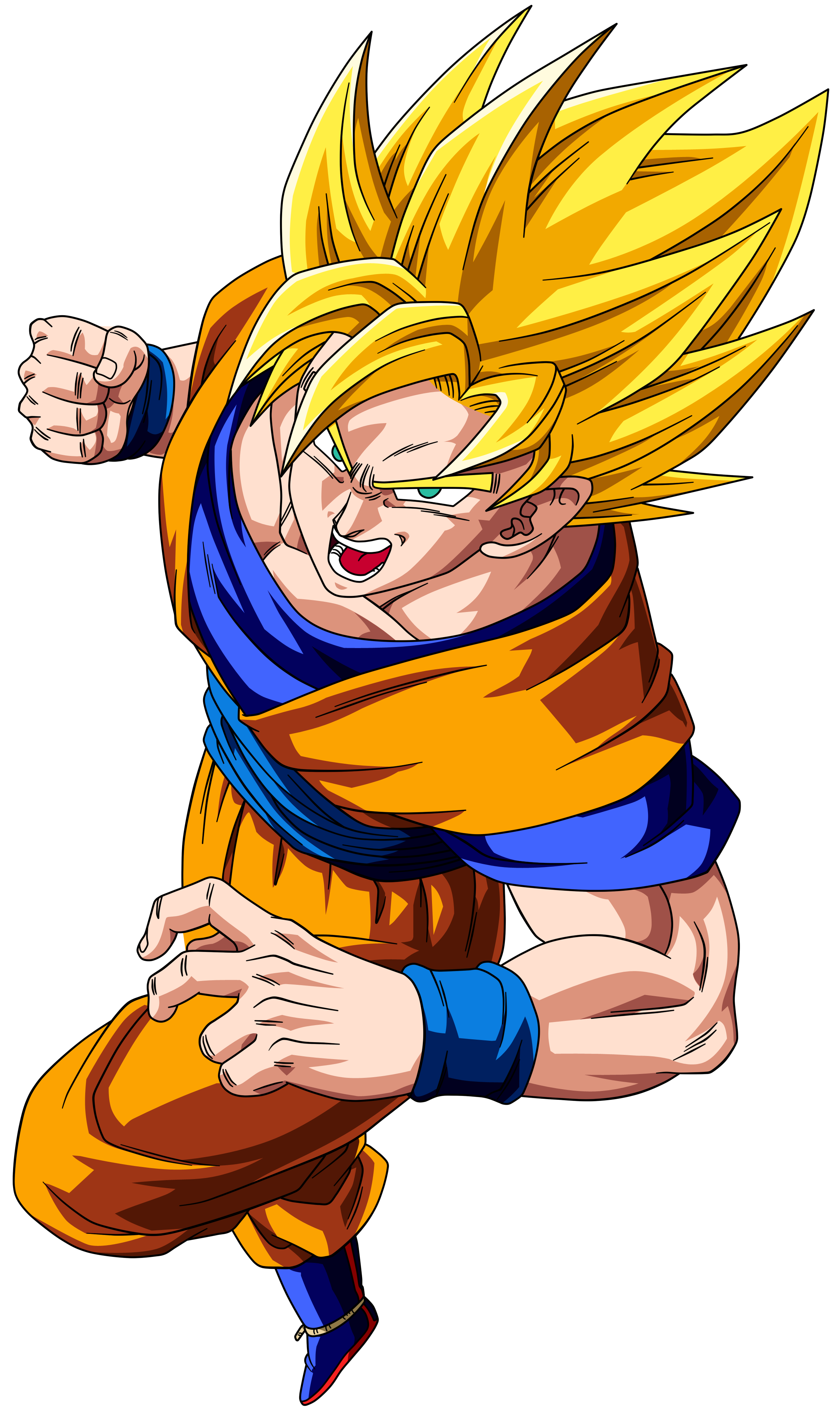 Goku Ssj, Dragonball Z Super Saiyan Son Goku illustration transparent  background PNG clipart