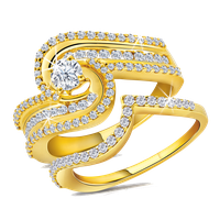 Gold Rings File PNG Image