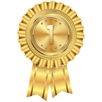 Gold medal PNG