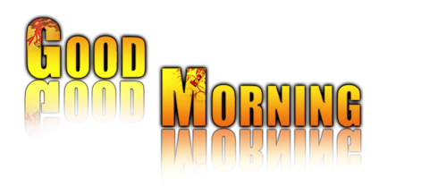 good morning logo wallpaper