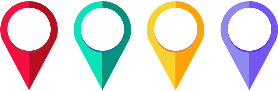 Google Maps pins Transparent PNG Image