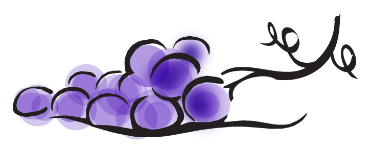 Grapes Cartoon Transparent PNG Image