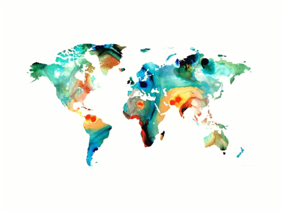 Abstract World Map Image HQ Image Free PNG PNG Image