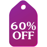 Purple Discount Tag PNG Image High Quality