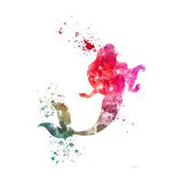 Pink Art Ariel Company Walt Princess Disney PNG Image