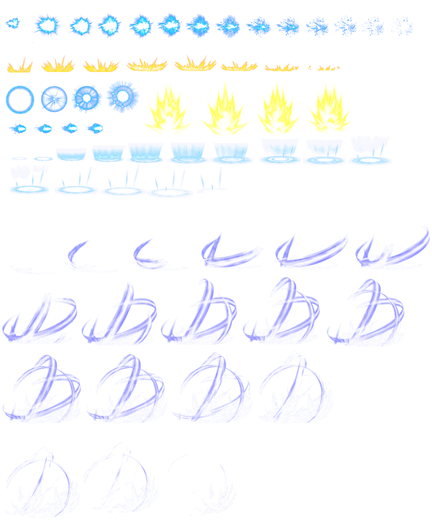 Blue Ball Sprite Warriors Dragon Legendary Calligraphy PNG Image