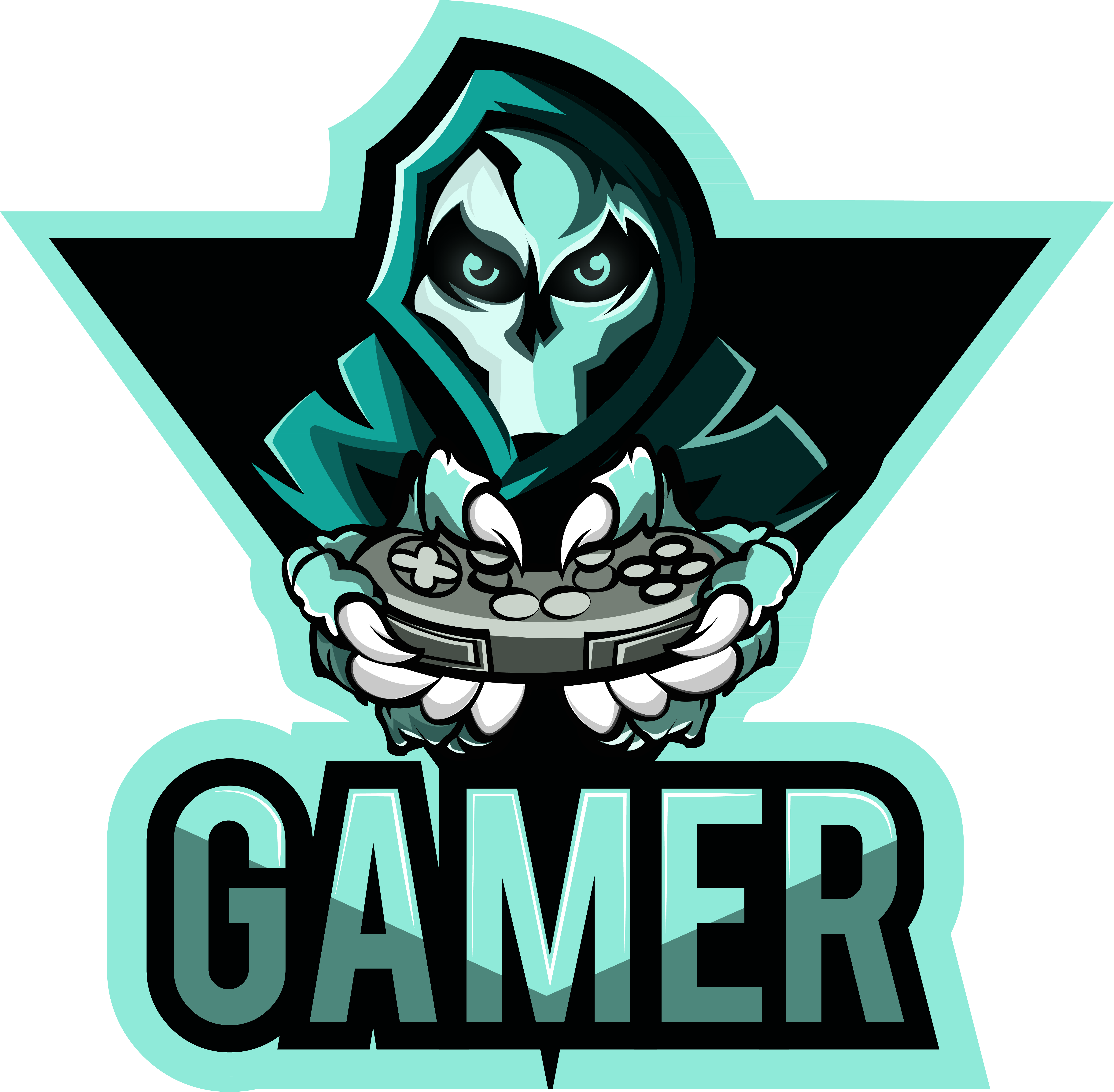 Character Tshirt Fictional Game Video Gamer Logo PNG Image