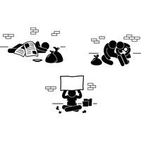 Product Graphic Pictogram Begging Design Homelessness PNG Image