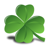 Clover Leaf Saint Petal Patricks Fourleaf Ireland PNG Image