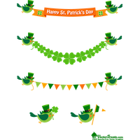 Clover Plant Point Patricks Saint Day Luck PNG Image