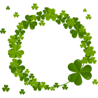 Clover Plant Flora Shamrock Patricks Saint Day PNG Image