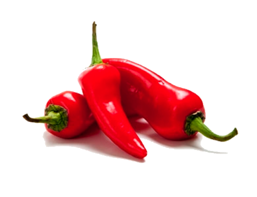 And Fresh Green Red Chilli Transparent PNG Image