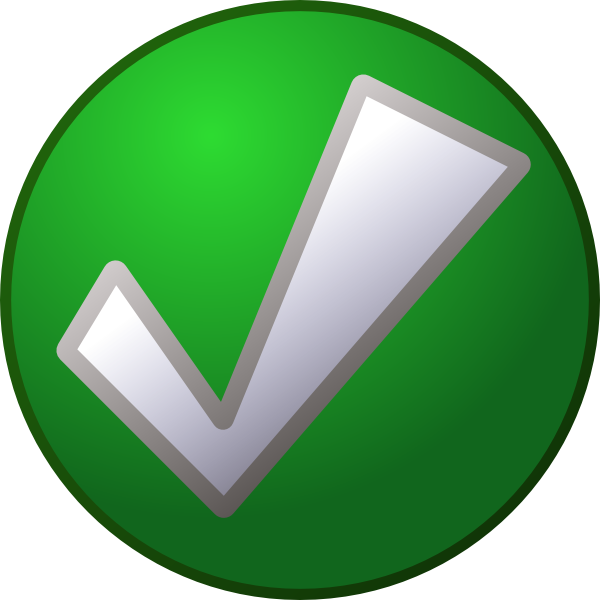 Green Tick Transparent Transparent PNG Image