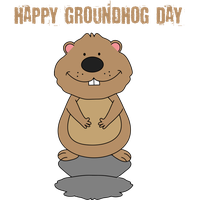 Groundhog Day Cartoon Plant For Party 2020 Transparent HQ PNG Download ...