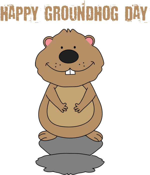 Download Groundhog Day Cartoon For Traditions HQ PNG Image | FreePNGImg