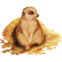 Groundhog Day Meerkat Mongoose Fawn For Ball Drop