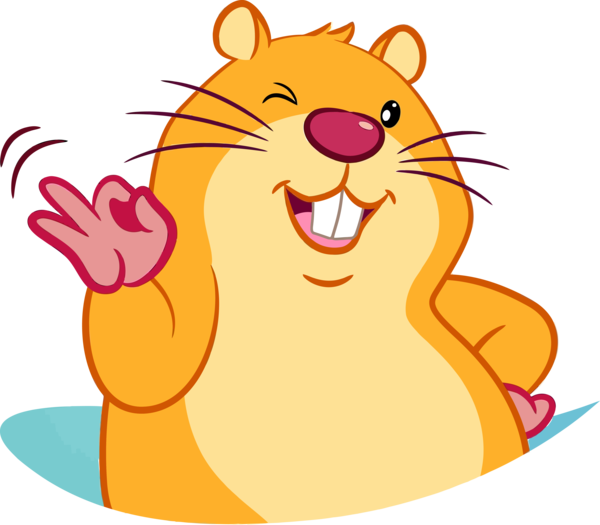 Groundhog Day Cartoon Facial Expression Whiskers For Ecards PNG Image