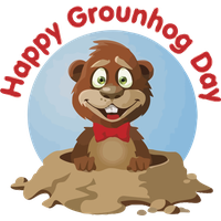 Groundhog Day Cartoon For Holiday 2020 Transparent PNG Image