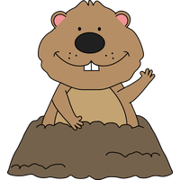 Groundhog Day Cartoon For Festival Transparent PNG Image
