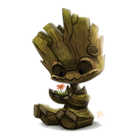 Baby Groot Transparent