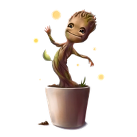 Baby Groot Transparent Image PNG Image