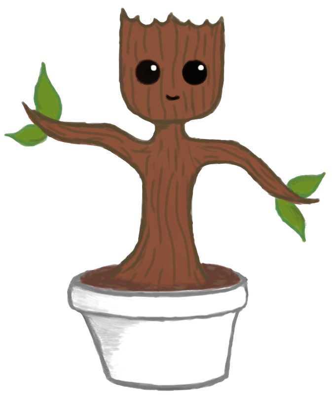 Baby Groot File PNG Image