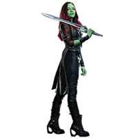 Cinematic Universe Character Fictional Figurine Gamora Thanos PNG
