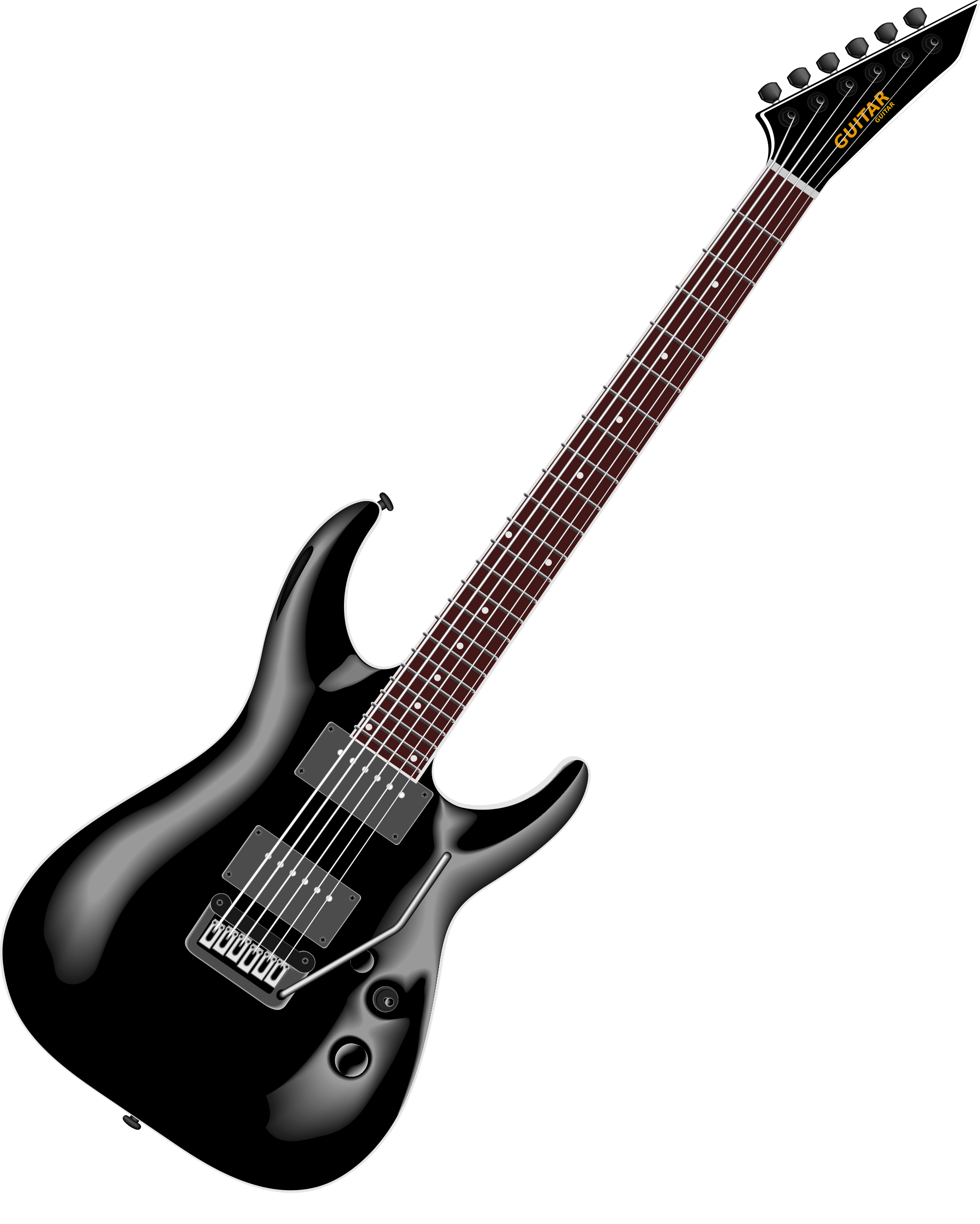 Guitar Black Electric Download Free Image Transparent PNG Image