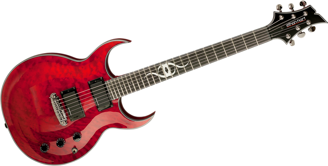 Guitar Electric Red Download HD PNG Image