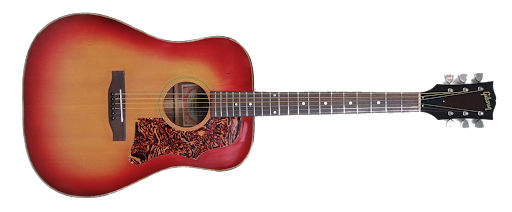 Guitar Music Red HD Image Free PNG Image