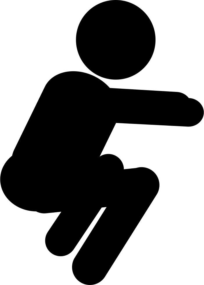 Squat Silhouette Free Download PNG HQ PNG Image