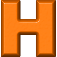 Letter H PNG