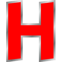 Letter H PNG