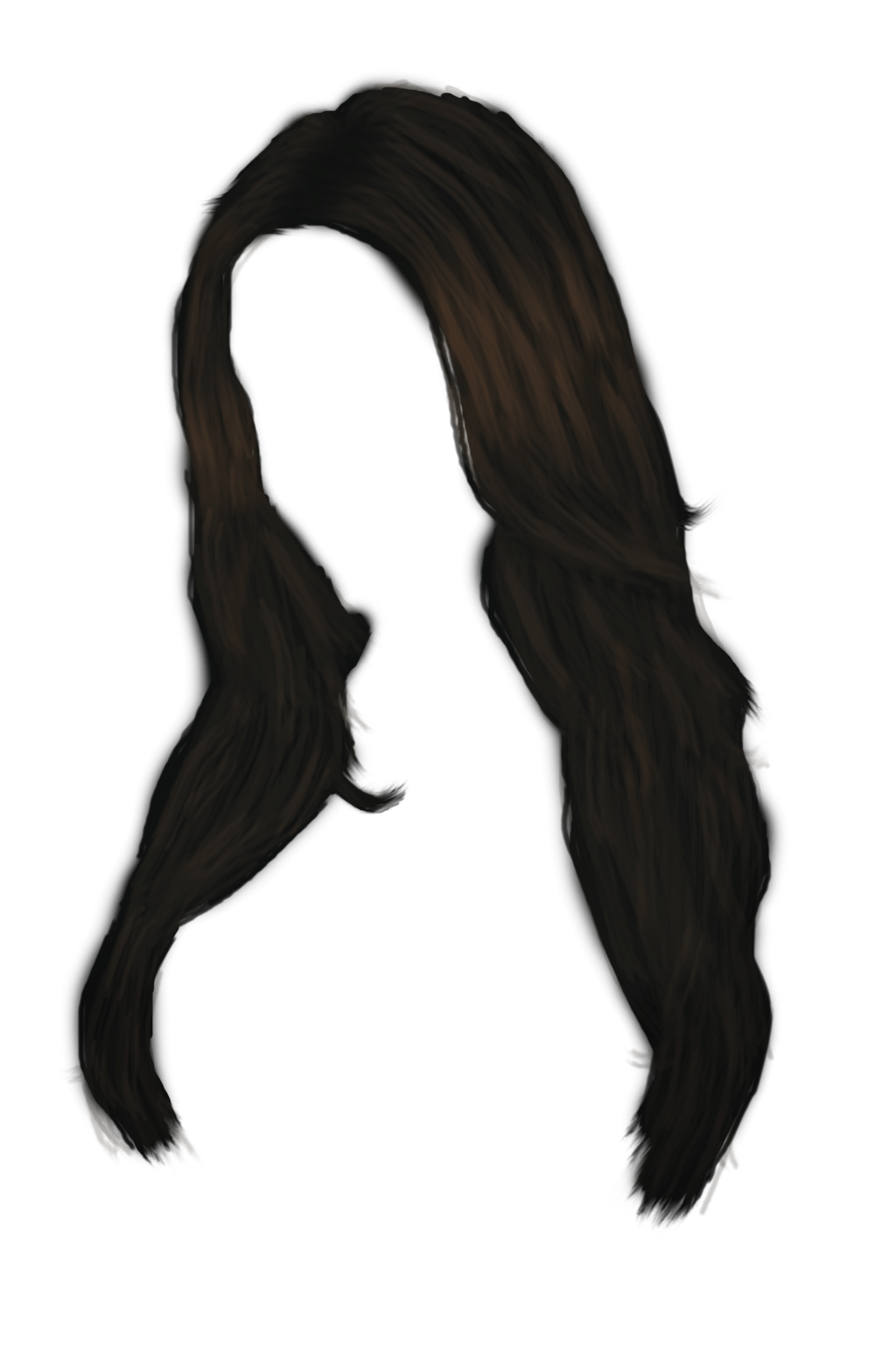 Anime Girl With Black Hair PNG Images Transparent Background  PNG Play