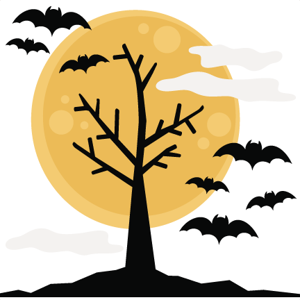Halloween Tree Transparent Background PNG Image