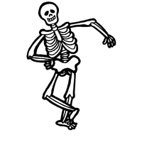 Halloween Skeleton Clipart