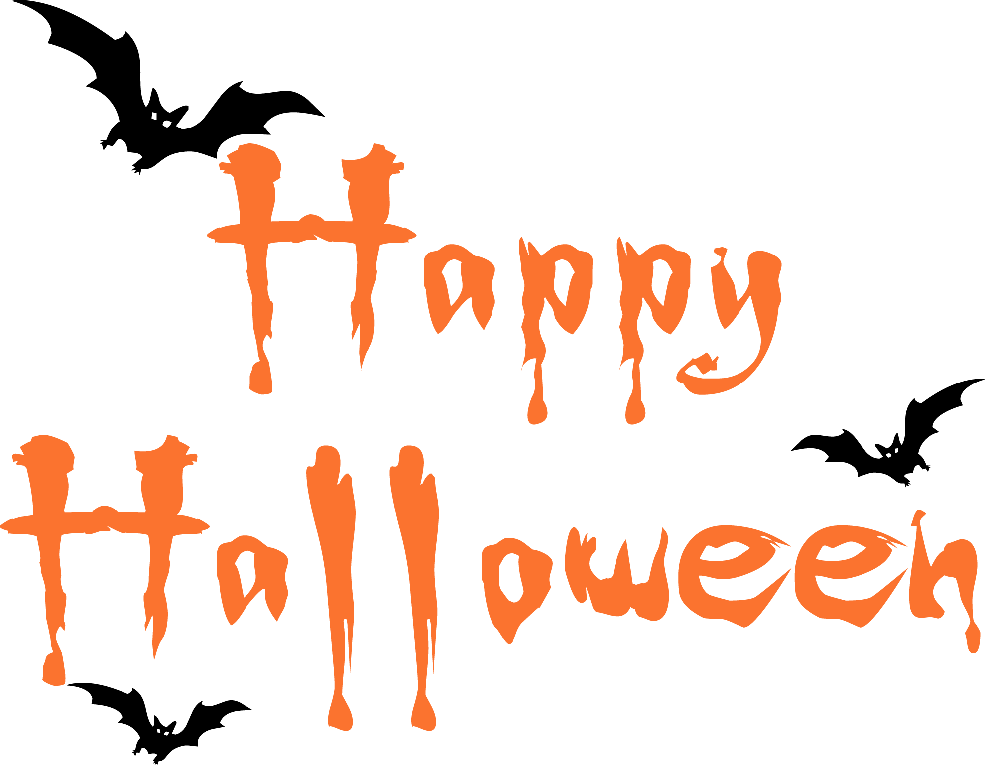 happy halloween logo png