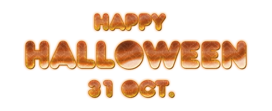 Happy Halloween Text Free Download PNG Image