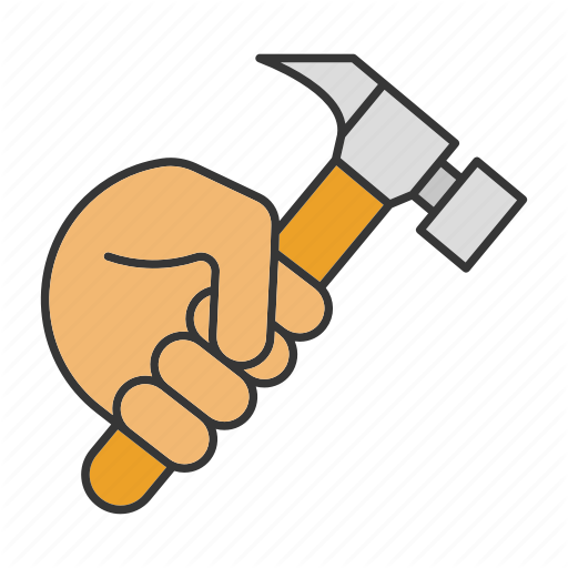 Pic Hammer Hand Free HD Image PNG Image