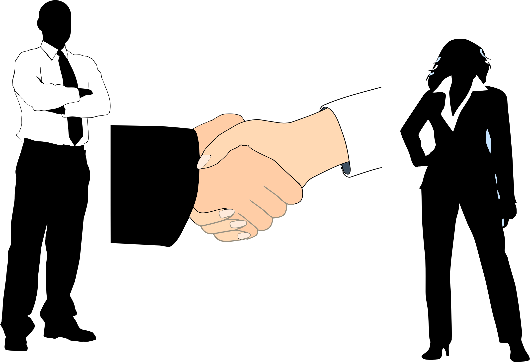 Handshake Business People Download HQ PNG Image