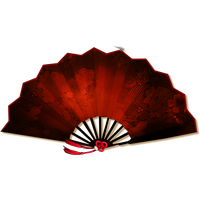 Hand fan Transparent PNG Image
