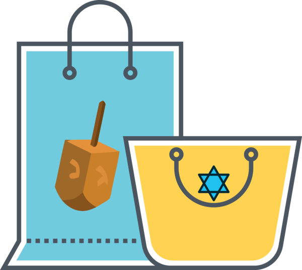 Hanukkah Bag Handbag Icon For Happy Lanterns PNG Image