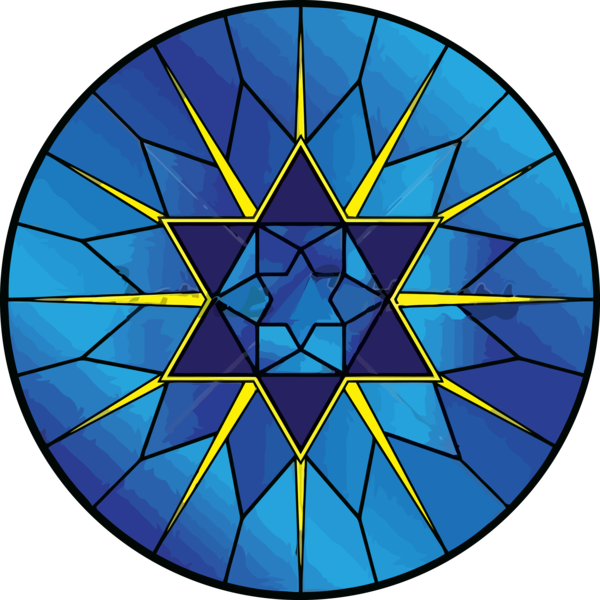 Hanukkah Cobalt Blue Electric Circle For Happy Party 2020 PNG Image