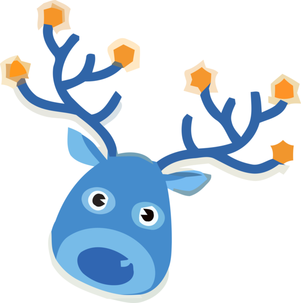 Hanukkah Deer Reindeer For Happy Song PNG Image