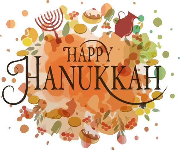 Hanukkah Text Font Thanksgiving For Happy Lanterns PNG Image