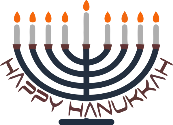 Hanukkah Menorah Candle Holder For Activities PNG Image