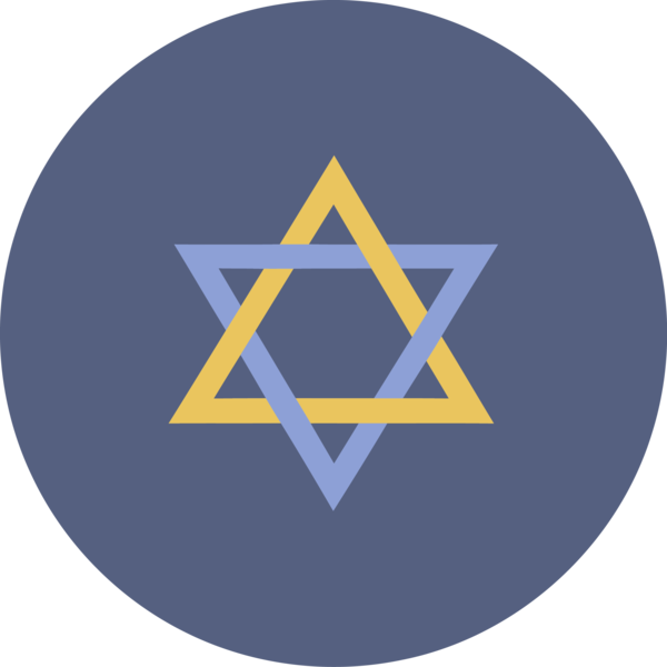 Hanukkah Logo Electric Blue Circle For Happy Ideas PNG Image